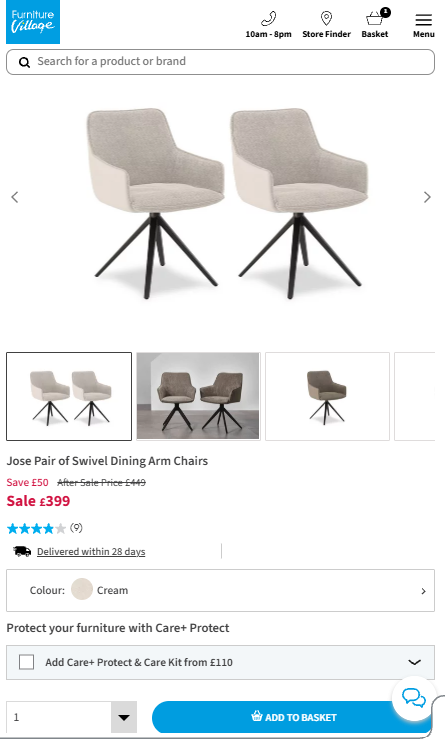Price comparison