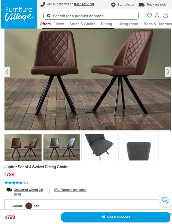 Price comparison