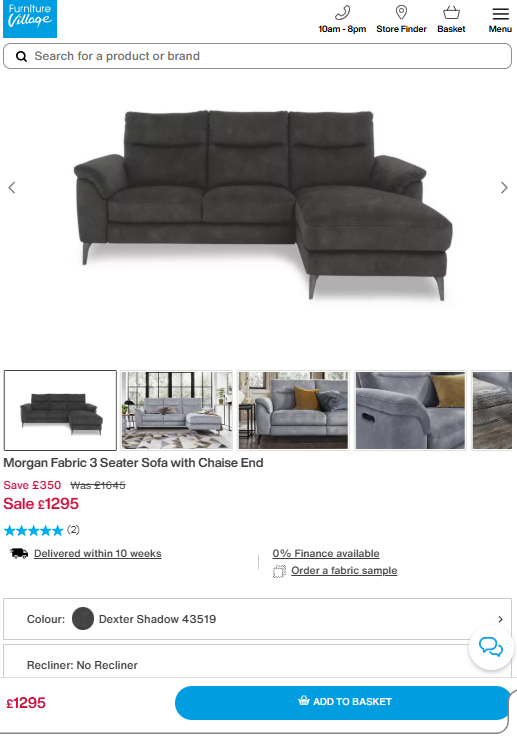 Price comparison