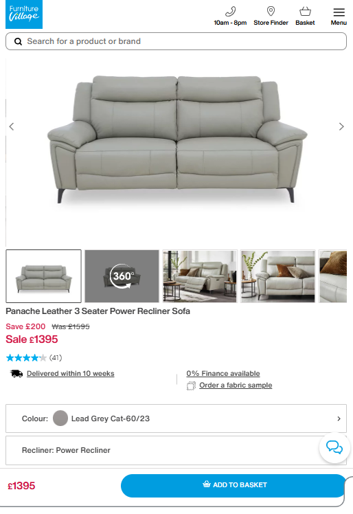 Price comparison