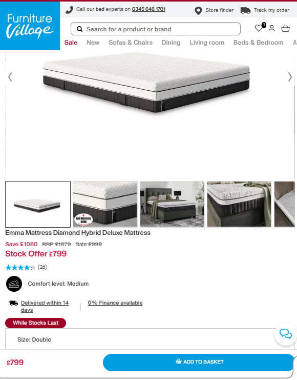 Price comparison