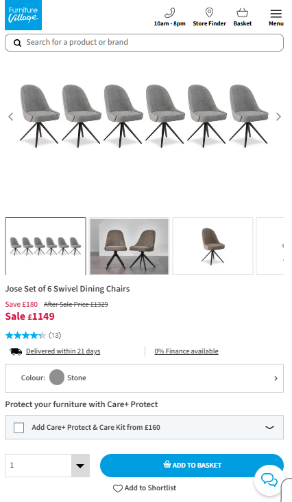 Price comparison