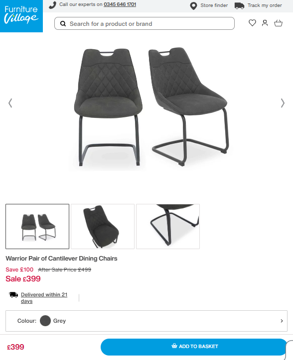 Price comparison