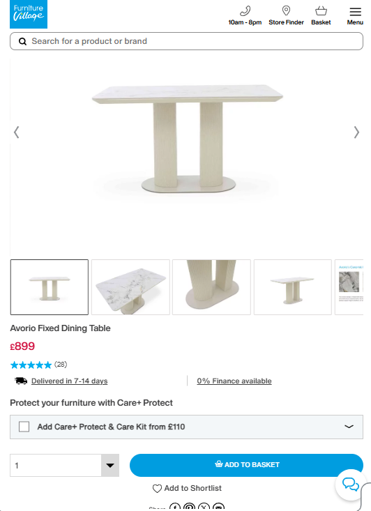 Price comparison