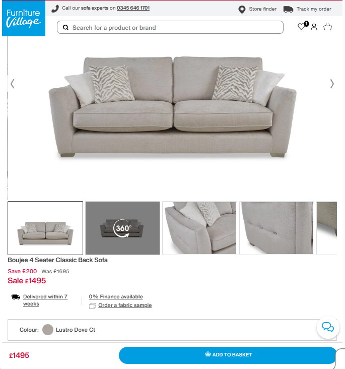 Price comparison