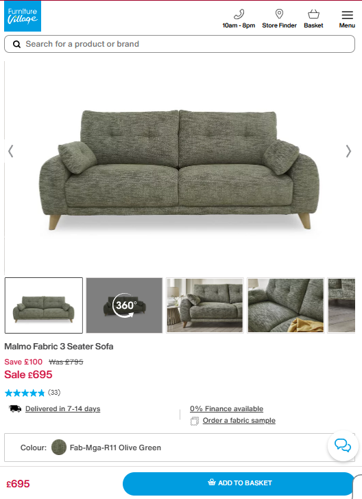 Price comparison