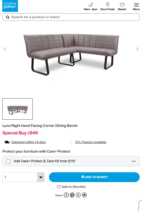 Price comparison
