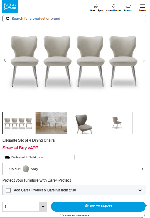 Price comparison