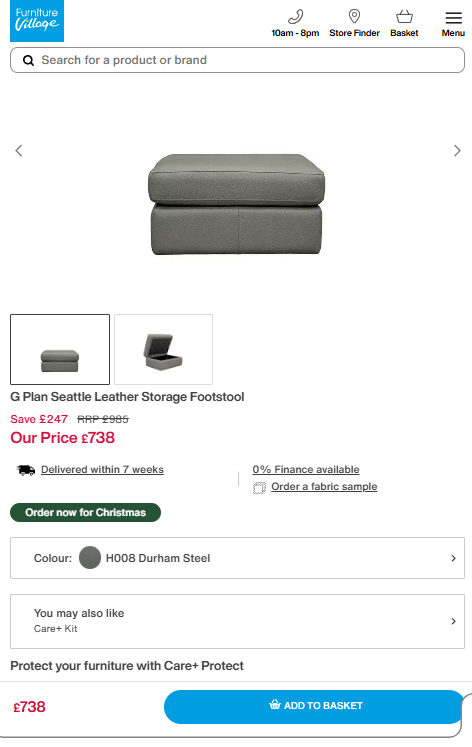 Price comparison