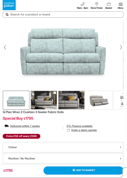 Price comparison
