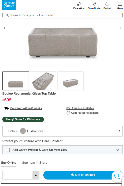 Price comparison