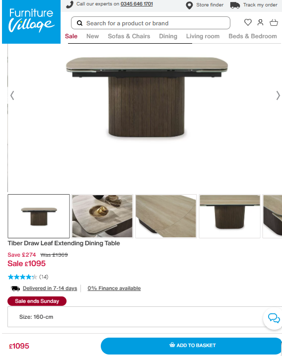 Price comparison