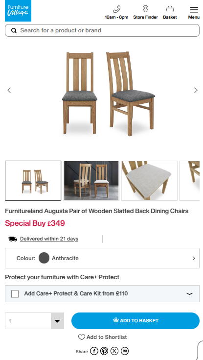 Price comparison
