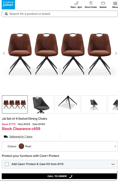 Price comparison