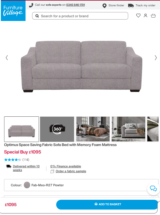 Price comparison
