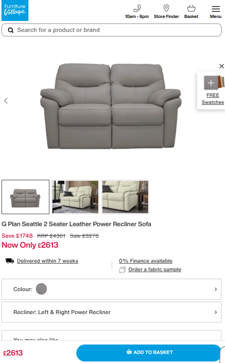 Price comparison