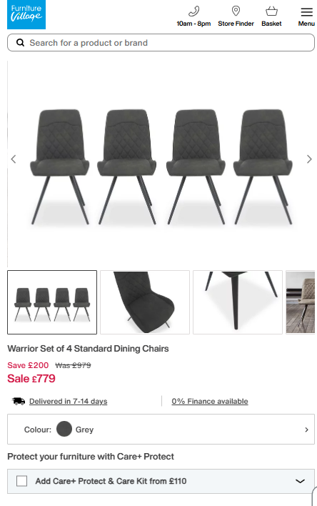 Price comparison