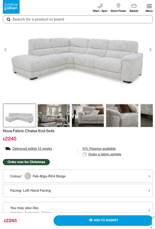 Price comparison