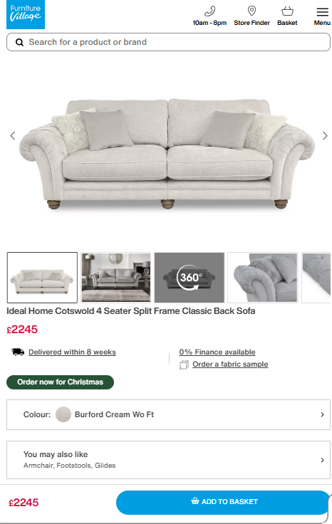 Price comparison