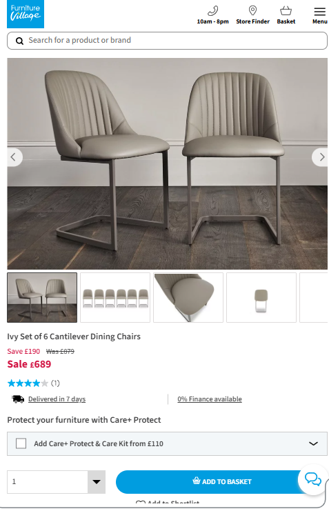 Price comparison