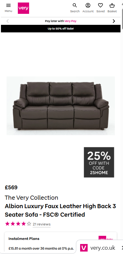 Price comparison
