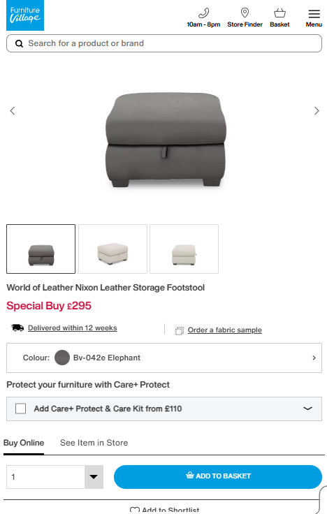 Price comparison