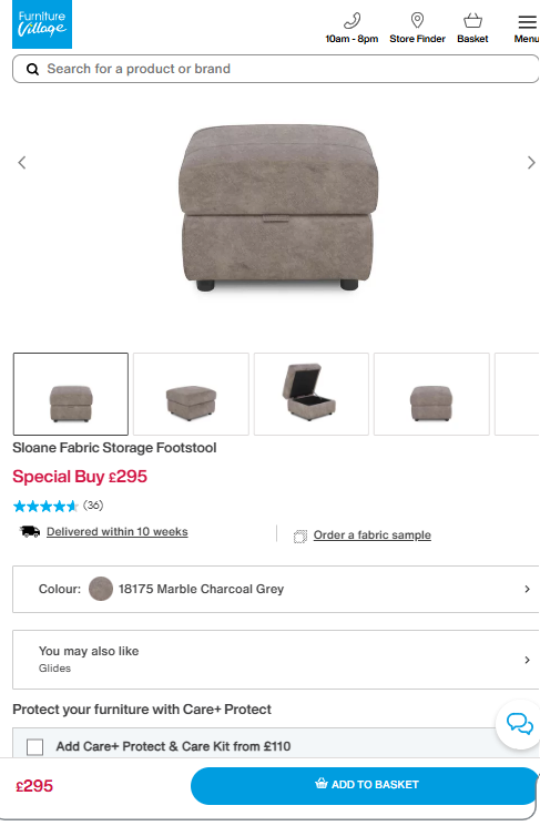 Price comparison