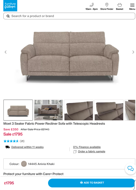 Price comparison