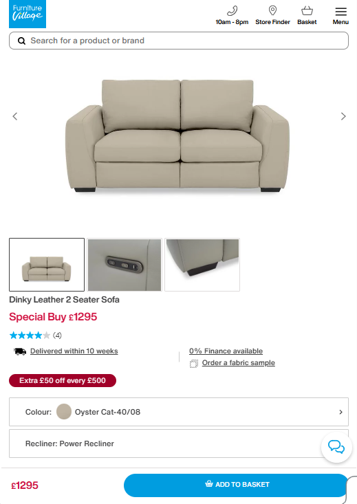 Price comparison