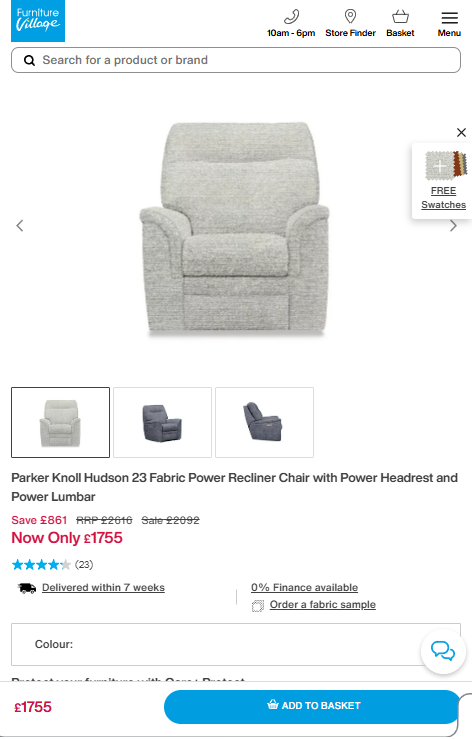 Price comparison