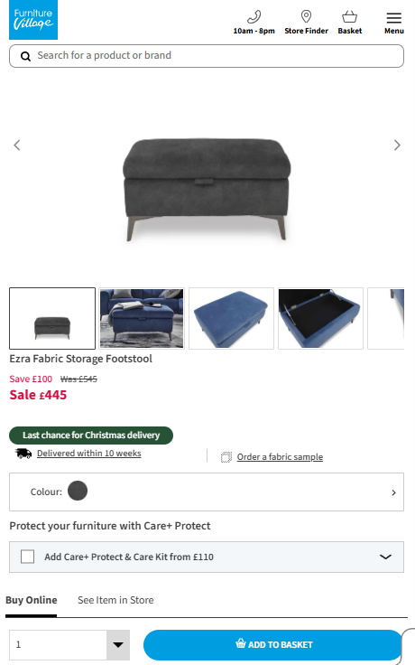 Price comparison