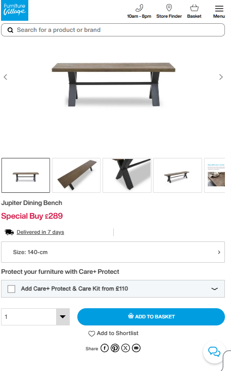 Price comparison