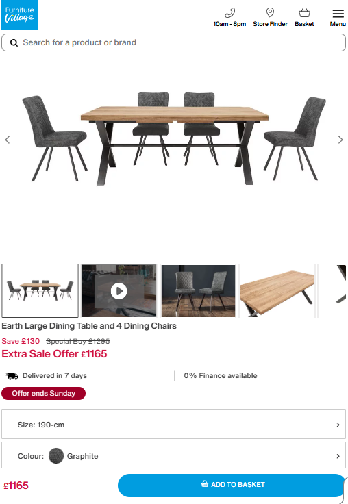 Price comparison