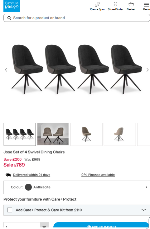 Price comparison