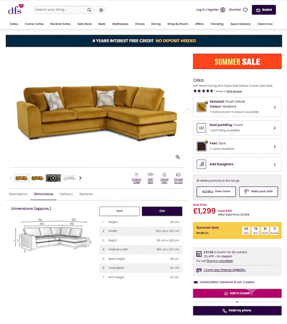 Price comparison