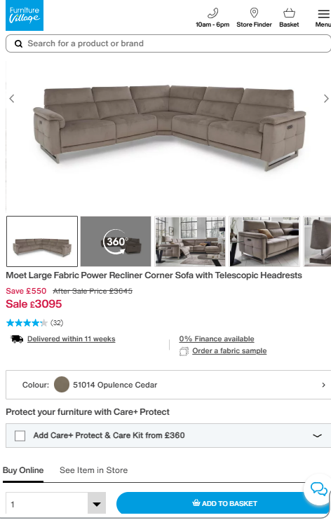 Price comparison