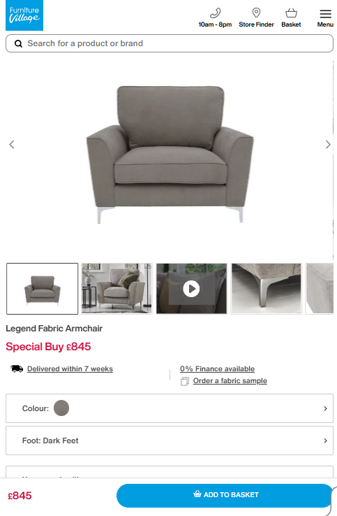 Price comparison