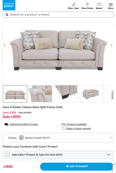 Price comparison