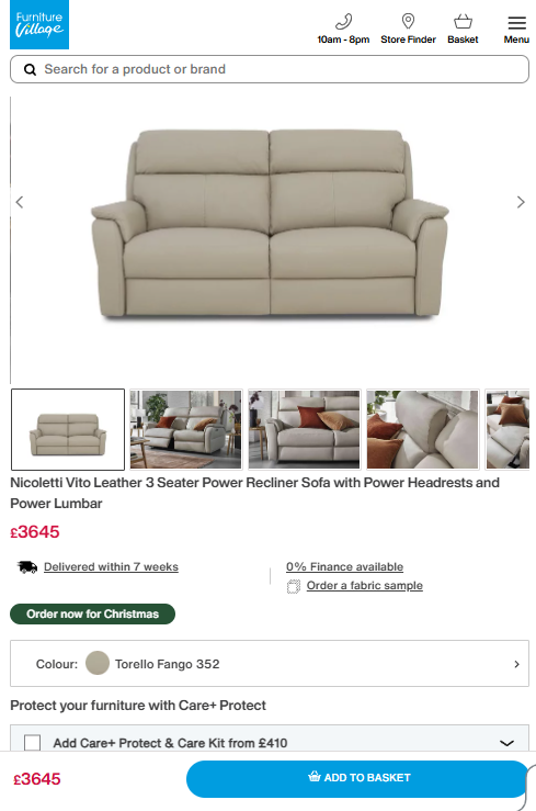 Price comparison
