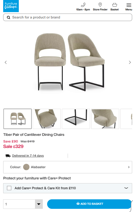 Price comparison