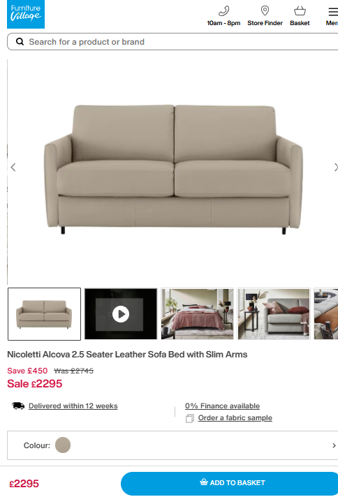 Price comparison