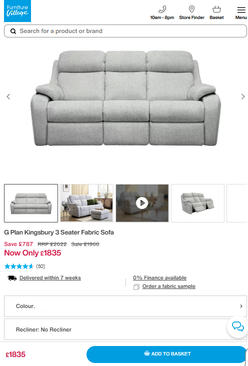 Price comparison