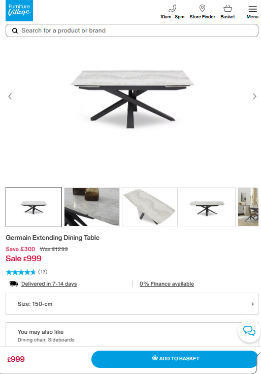Price comparison