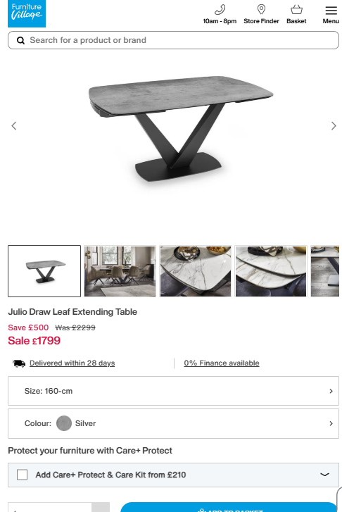 Price comparison