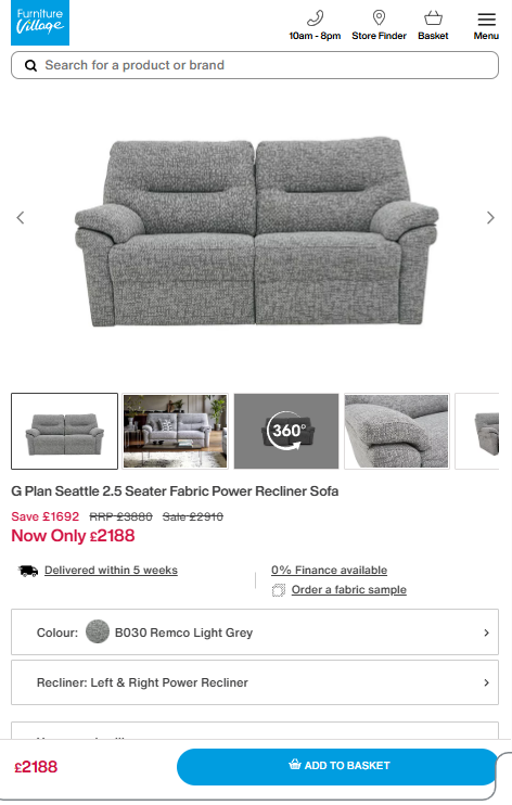 Price comparison
