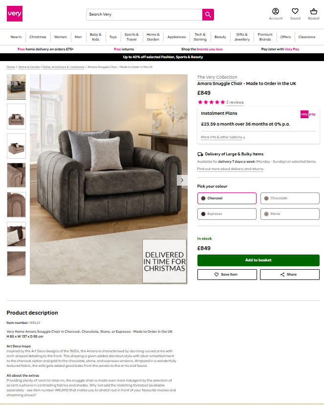 Price comparison