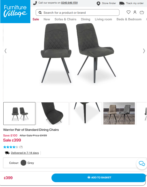 Price comparison