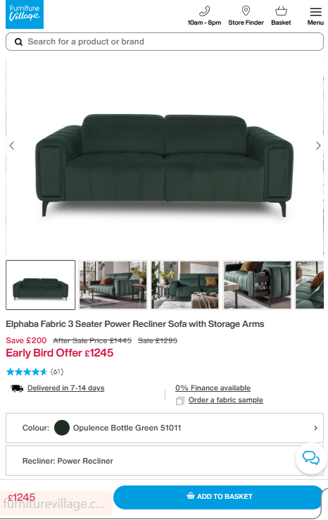 Price comparison