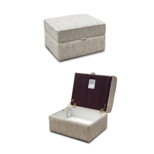 La-Z-Boy 'Kendal' Barley Wine Camden Floral Fabric Storage Footstool