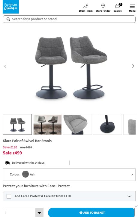 Price comparison